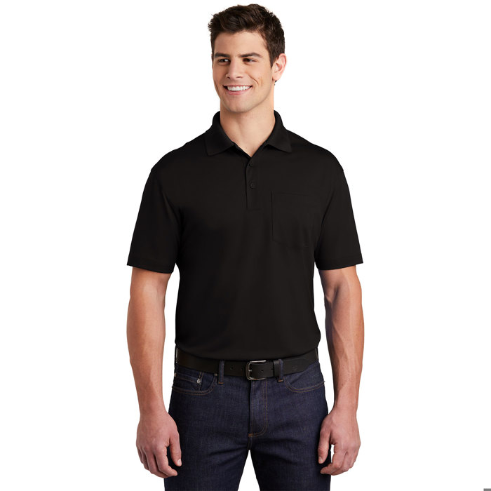 Sport-Tek Micropique Sport-Wick Pocket Polo