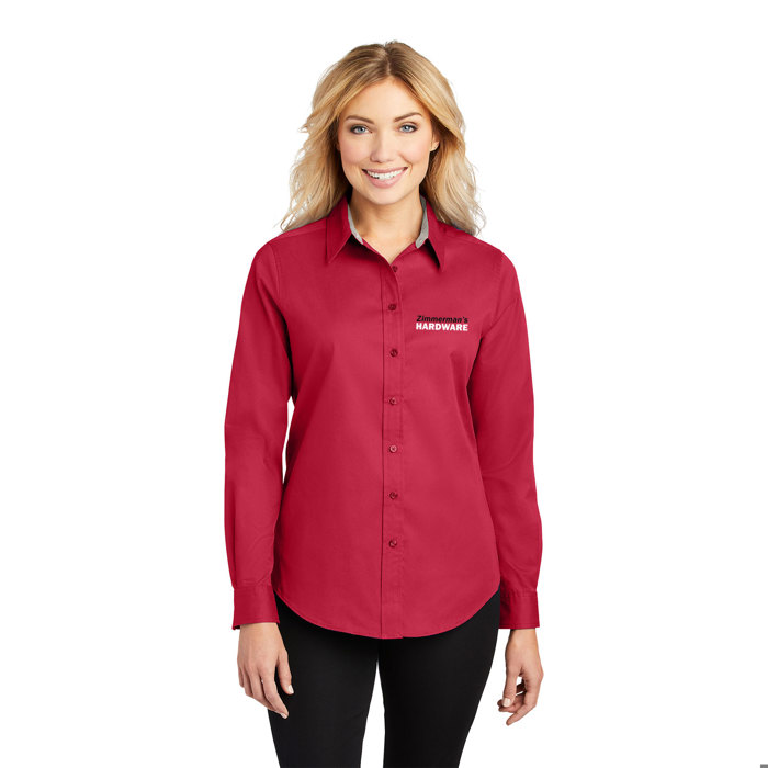 Ladies Long Sleeve Easy Care Shirt