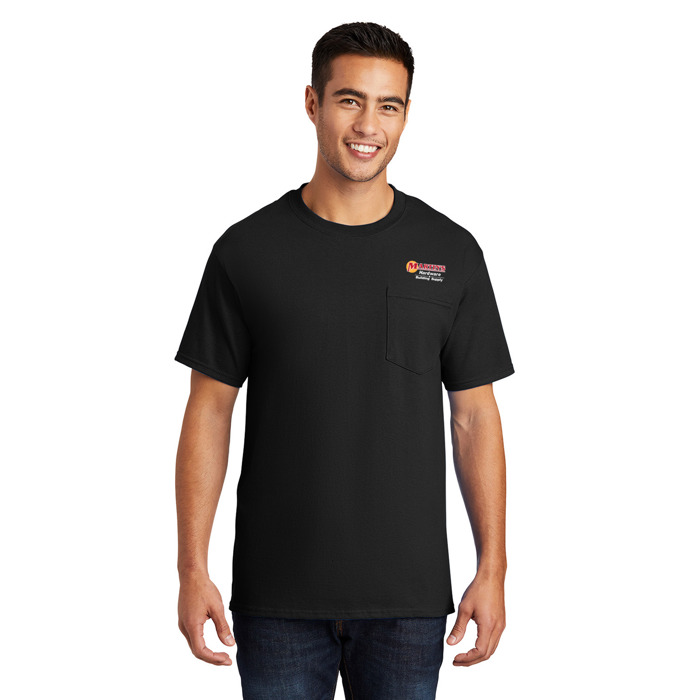 Short Sleeve 100% Cotton Pocket T-Shirt