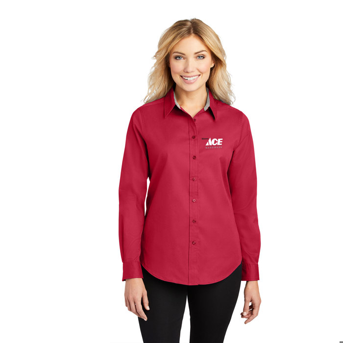 Ladies Long Sleeve Easy Care Shirt
