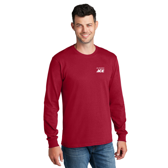 Long Sleeve 100% Cotton T-Shirt