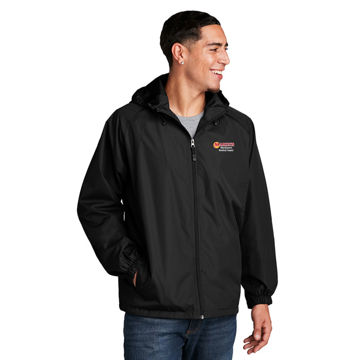 Hooded Raglan Jacket