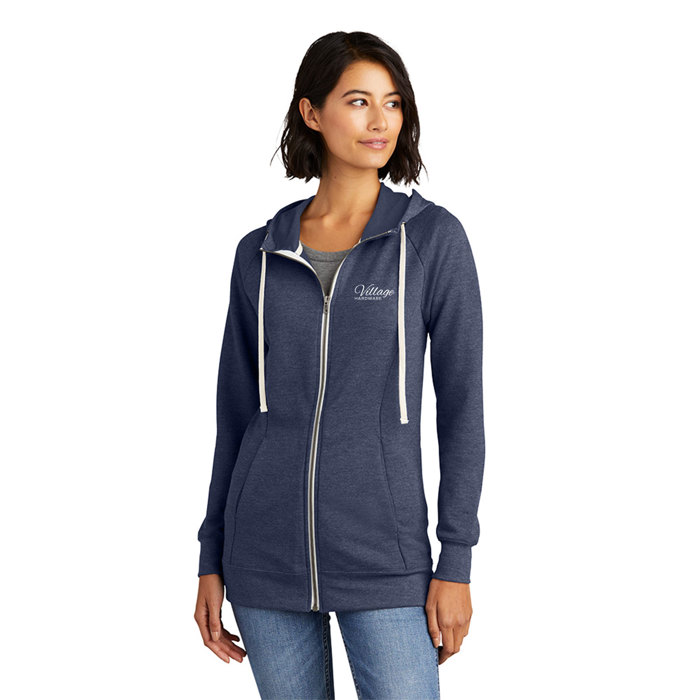 District Women's Perfect Tri French Terry Full-Zip Hoodie