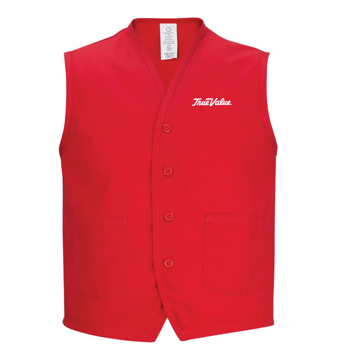 Twill Vest with Waist Pockets