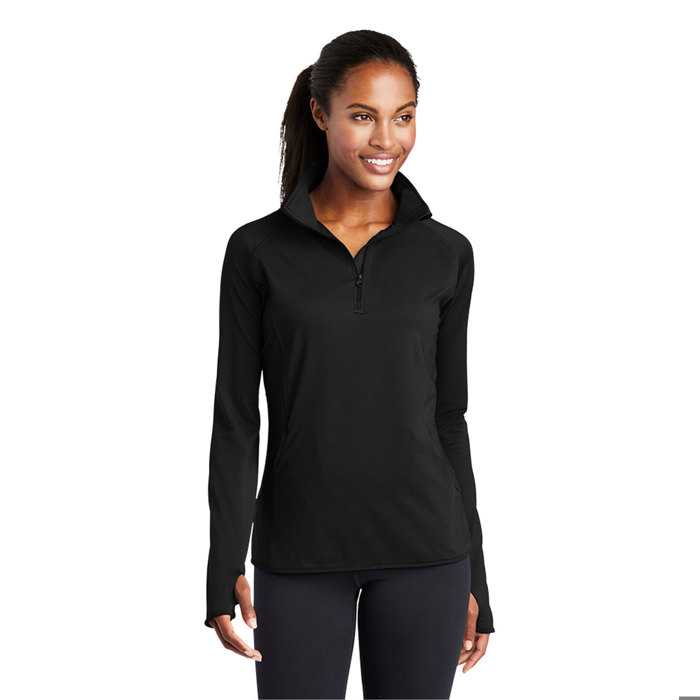 Ladies Sport-Tek Stretch 1/4-Zip Pullover
