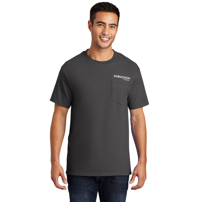 Short Sleeve 100% Cotton Pocket T-Shirt