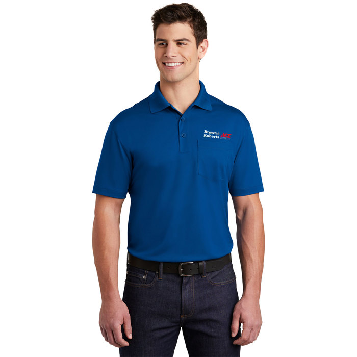 Sport-Tek Micropique Sport-Wick Pocket Polo