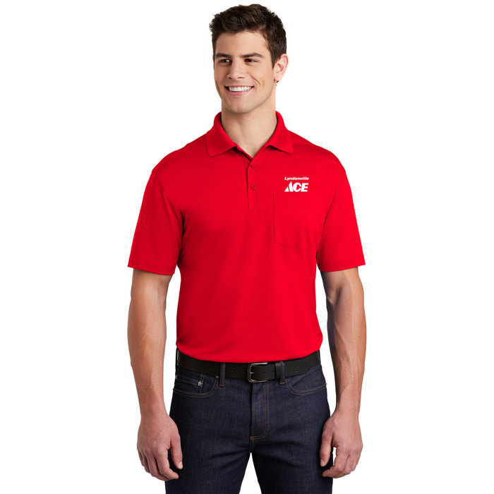 Sport-Tek Micropique Sport-Wick Pocket Polo