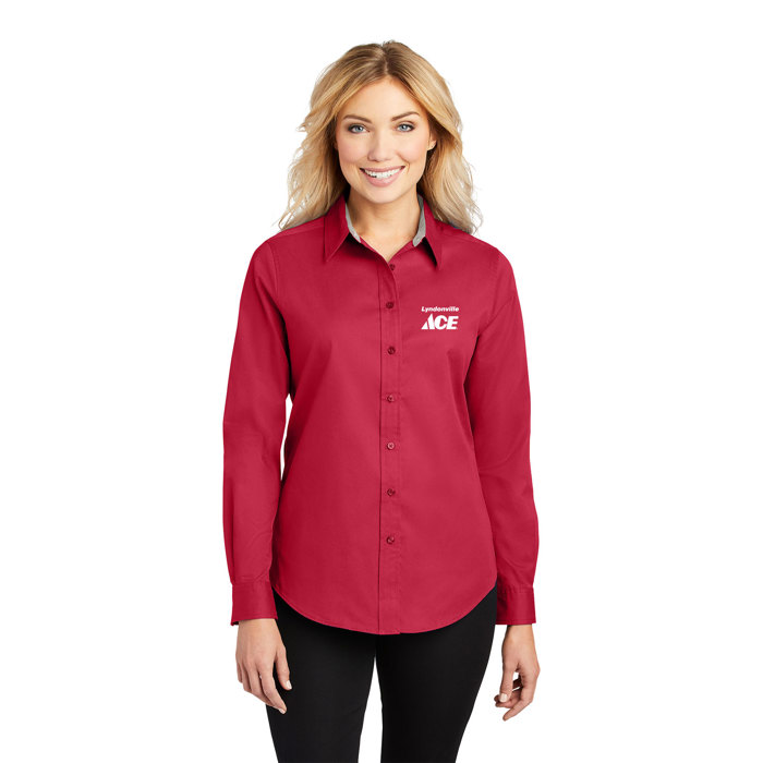 Ladies Long Sleeve Easy Care Shirt