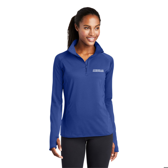 Ladies Sport-Tek Stretch 1/4-Zip Pullover