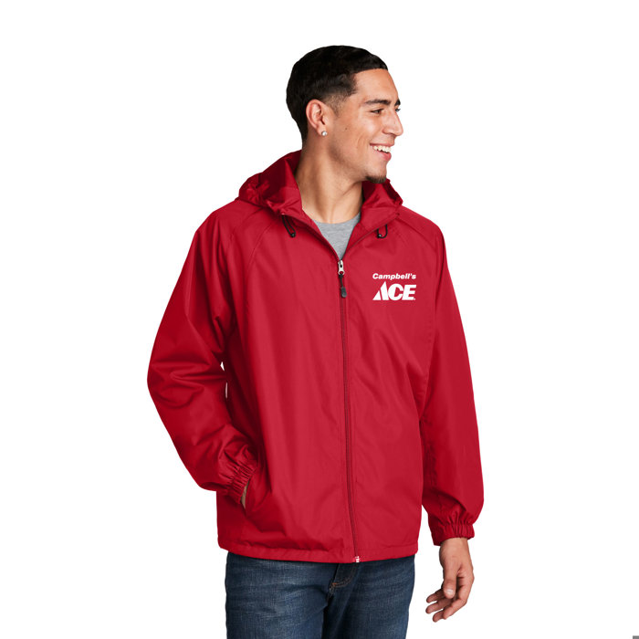Hooded Raglan Jacket