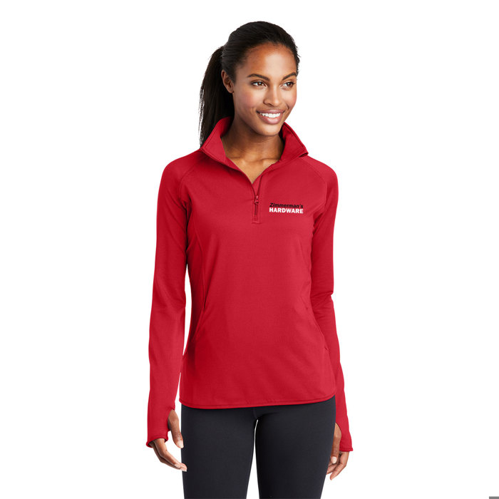 Ladies Sport-Tek Stretch 1/4-Zip Pullover