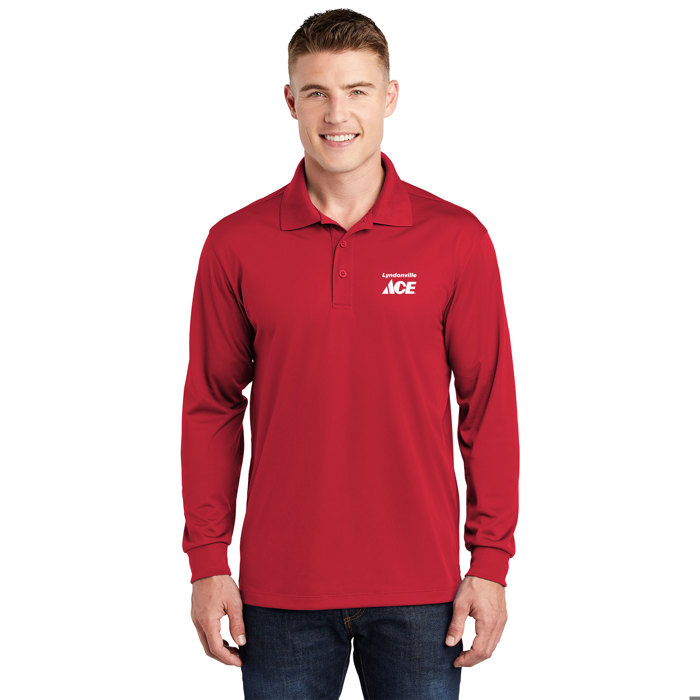 Sport-Tek Long Sleeve Micropique Sport-Wick Polo