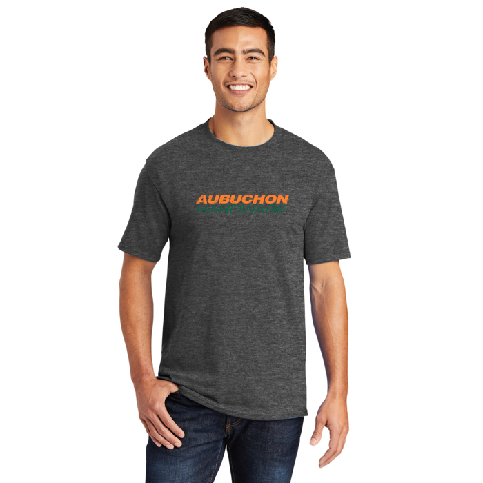 Core Blend T-Shirt with Aubuchon Hardware Distressed Logo