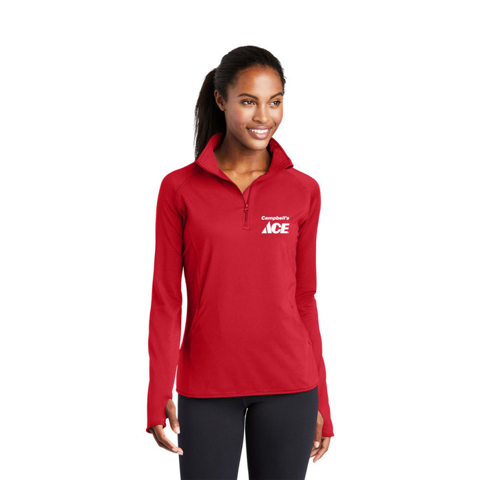 Ladies Sport-Tek Stretch 1/4-Zip Pullover