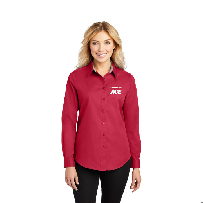 Ladies Long Sleeve Easy Care Shirt
