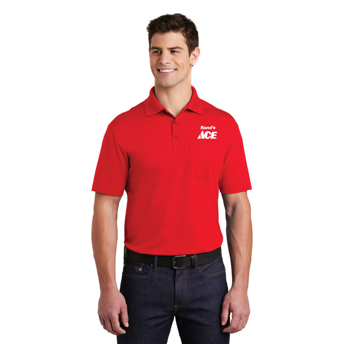 Sport-Tek Micropique Sport-Wick Pocket Polo
