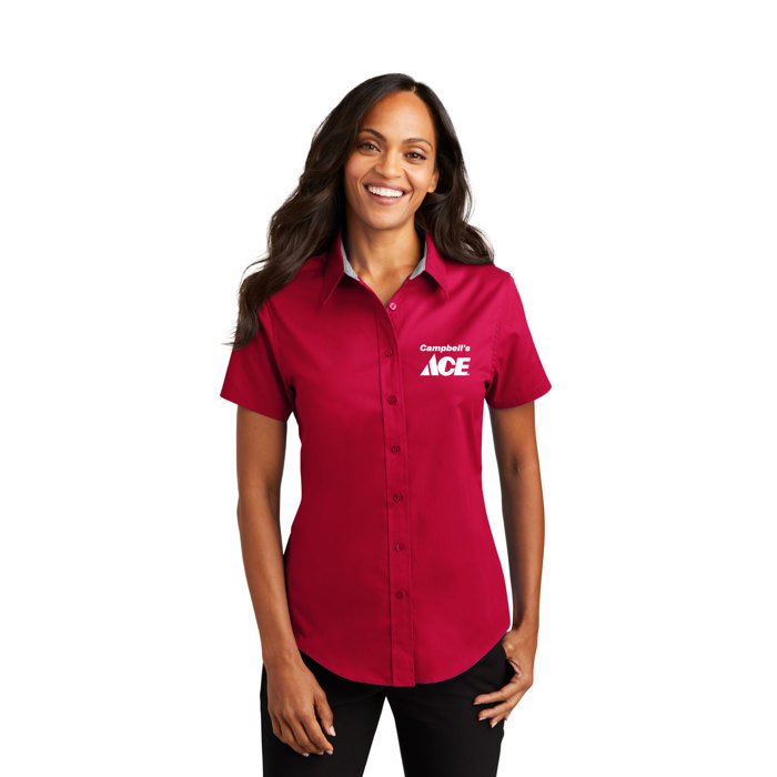 Ladies Short Sleeve Easy Care Shirt