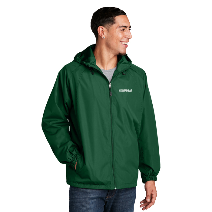 Hooded Raglan Jacket