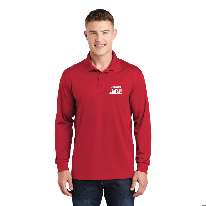 Sport-Tek Long Sleeve Micropique Sport-Wick Polo