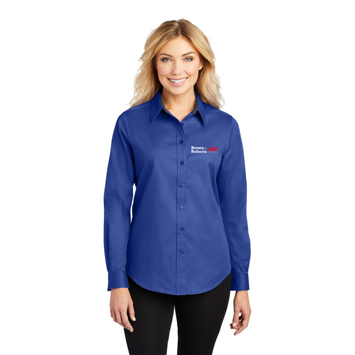 Ladies Long Sleeve Easy Care Shirt