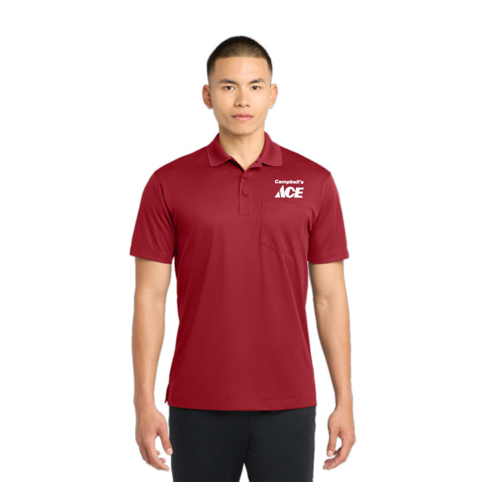 Sport-Tek Micropique Sport-Wick Pocket Polo