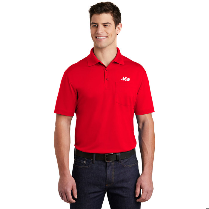 Sport-Tek Micropique Sport-Wick Pocket Polo